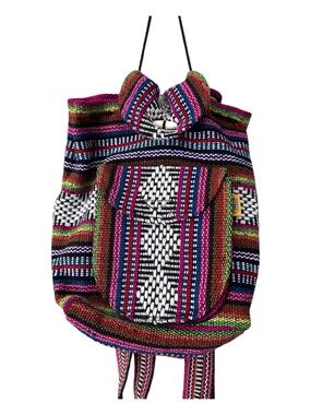 Pinzon Multicolor Festival Backpack Made in Mexico